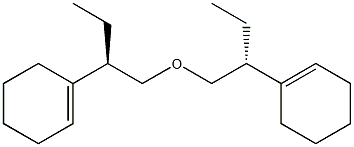 (+)-[(R)-1-(1-Cyclohexene-1-yl)propyl]methyl ether 结构式