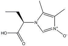 3-[(R)-1-Carboxypropyl]-4,5-dimethyl-3H-imidazole 1-oxide Struktur