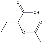 [R,(+)]-2-Acetyloxybutyric acid Structure