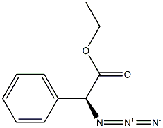 [S,(+)]-Azidophenylacetic acid ethyl ester Structure