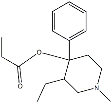 Propionic acid 3-ethyl-1-methyl-4-phenylpiperidin-4-yl ester