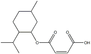 Maleic acid 1-[2-(1-methylethyl)-5-methylcyclohexyl] ester Structure