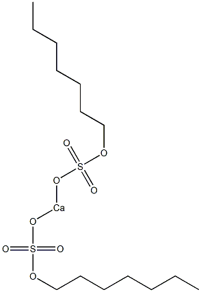 Bis(heptyloxysulfonyloxy)calcium Structure