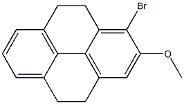 1-Bromo-2-methoxy-4,5,9,10-tetrahydropyrene Structure
