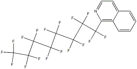 1-(Heptadecafluorooctyl)isoquinoline Structure