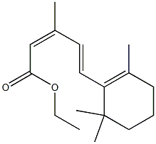 (2Z,4E)-5-(1,1,3-Trimethyl-2-cyclohexen-2-yl)-3-methyl-2,4-pentadienoic acid ethyl ester Structure
