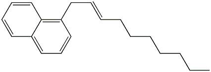 1-(2-Decenyl)naphthalene Structure