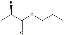 [R,(+)]-2-Bromopropionic acid propyl ester Struktur