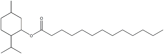 5-Methyl-2-(1-methylethyl)cyclohexanol tridecanoate Structure