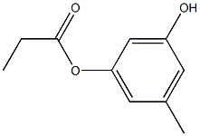 Propanoic acid 3-hydroxy-5-methylphenyl ester
