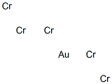 ペンタクロム-金 化学構造式