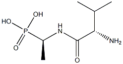 [(R)-1-(L-Valylamino)ethyl]phosphonic acid Structure