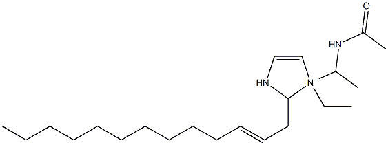 1-[1-(Acetylamino)ethyl]-1-ethyl-2-(2-tridecenyl)-4-imidazoline-1-ium|