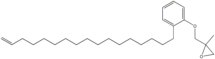 2-(16-Heptadecenyl)phenyl 2-methylglycidyl ether Structure
