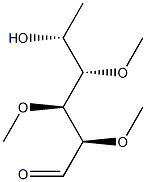 2-O,3-O,4-O-Trimethyl-D-fucose 结构式