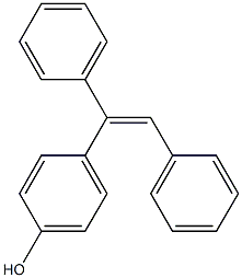 4-[(Z)-1,2-Diphenylethenyl]phenol Structure