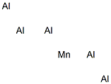 マンガン-ペンタアルミニウム 化学構造式