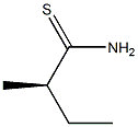 [R,(-)]-2-(Methyl)thiobutyramide Struktur