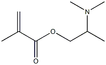 Methacrylic acid 2-(dimethylamino)propyl ester 结构式