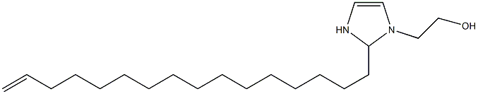 2-(15-Hexadecenyl)-4-imidazoline-1-ethanol Structure