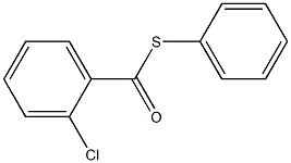 o-Chlorobenzenethiocarboxylic acid S-phenyl ester Structure