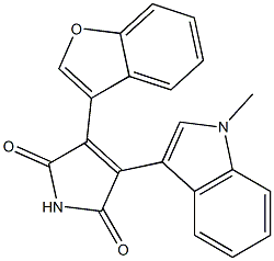 3-(Benzofuran-3-yl)-4-(1-methyl-1H-indol-3-yl)-1H-pyrrole-2,5-dione