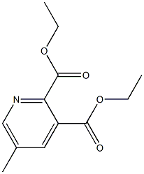 5-Methyl-2,3-pyridinedicarboxylic acid diethyl ester Structure