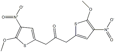 2-Methoxy-3-nitrothiophen-5-yl(methyl) ketone Structure