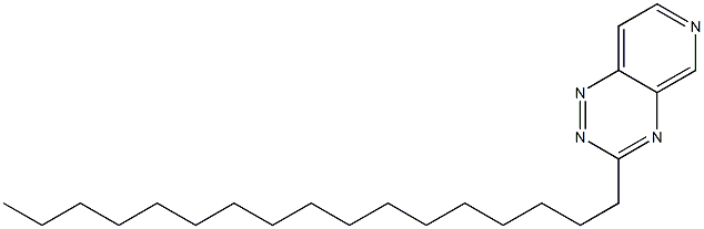 3-Heptadecylpyrido[3,4-e]-1,2,4-triazine 结构式
