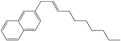 2-(2-Decenyl)naphthalene Structure