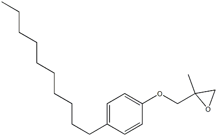 4-Decylphenyl 2-methylglycidyl ether Structure