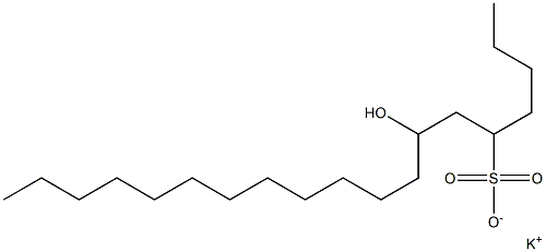 7-Hydroxynonadecane-5-sulfonic acid potassium salt