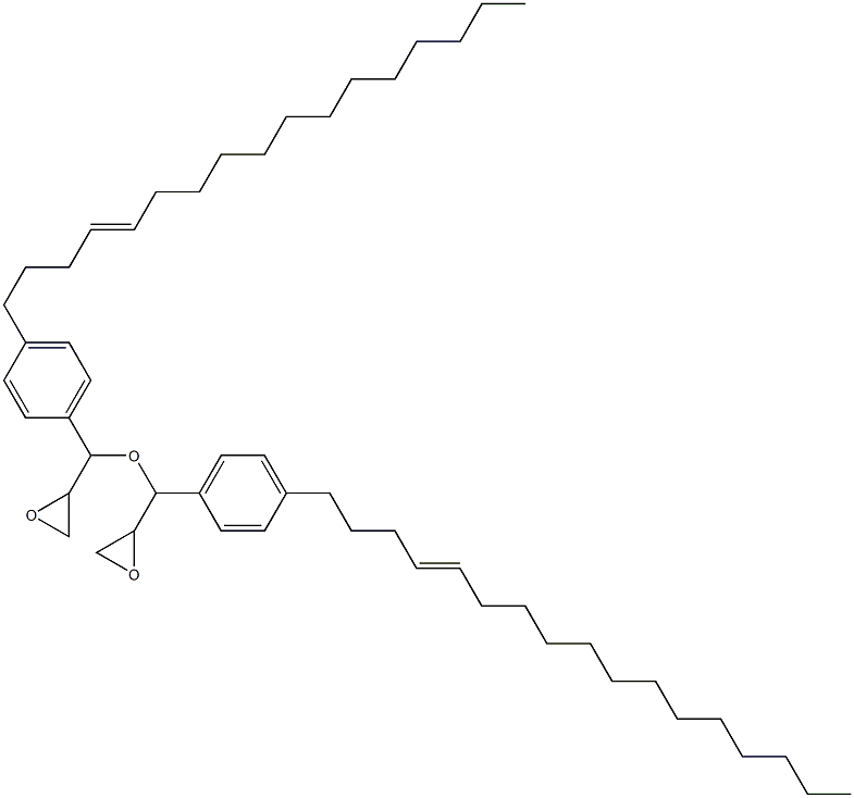 4-(4-Heptadecenyl)phenylglycidyl ether 结构式