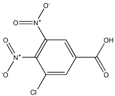 3-Chloro-4,5-dinitrobenzoic acid Structure