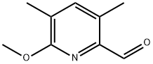 6-Methoxy-3,5-dimethylpyridine-2-carbaldehyde Structure