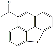 1-アセチルフェナントロ[4,5-bcd]チオフェン 化学構造式