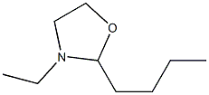 2-Butyl-3-ethyloxazolidine Structure