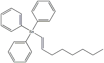(E)-1-Octenyltriphenylstannane 结构式