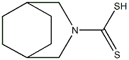 3-Azabicyclo[3.2.2]nonane-3-dithiocarboxylic acid Structure
