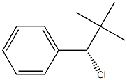 (-)-[(S)-1-Chloro-2,2-dimethylpropyl]benzene Structure