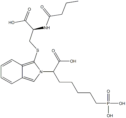S-[2-(6-Phosphono-1-carboxyhexyl)-2H-isoindol-1-yl]-N-butyryl-L-cysteine