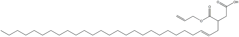 3-(2-Heptacosenyl)succinic acid 1-hydrogen 4-allyl ester Struktur