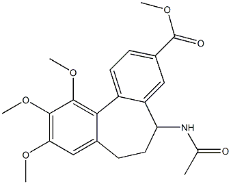 5-Acetylamino-6,7-dihydro-9,10,11-trimethoxy-5H-dibenzo[a,c]cycloheptene-3-carboxylic acid methyl ester