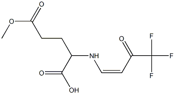 2-[[(Z)-4,4,4-Trifluoro-3-oxo-1-butenyl]amino]-4-(methoxycarbonyl)butyric acid