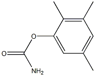 カルバミド酸2,3,5-トリメチルフェニル 化学構造式