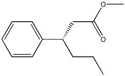 (S)-3-Phenylhexanoic acid methyl ester Struktur