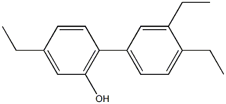 3-Ethyl-6-(3,4-diethylphenyl)phenol Struktur