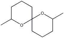 2,8-Dimethyl-1,7-dioxaspiro[5.5]undecane Struktur