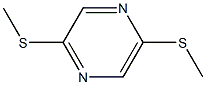 2,5-ジ(メチルチオ)ピラジン 化学構造式