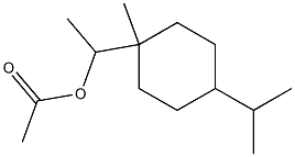 Acetic acid 1-(p-menthan-1-yl)ethyl ester Struktur